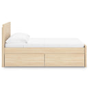  Size_Full -- Onita EB9632B11 Full Panel Platform Bed with 1 Side Storage IMAGE 4