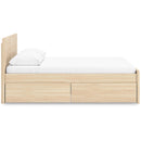  Size_Queen -- Onita EB9632B12 Queen Panel Platform Bed with 1 Side Storage IMAGE 4