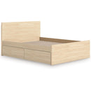  Size_Queen -- Onita EB9632B12 Queen Panel Platform Bed with 1 Side Storage IMAGE 7
