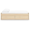  Size_Queen -- Onita EB9632B15 Queen Platform Bed with 2 Side Storage IMAGE 4