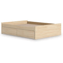  Size_Queen -- Onita EB9632B15 Queen Platform Bed with 2 Side Storage IMAGE 6