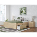  Size_Queen -- Onita EB9632B15 Queen Platform Bed with 2 Side Storage IMAGE 7