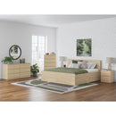  Size_Queen -- Onita EB9632B18 Queen Panel Platform Bed with 2 Side Storage IMAGE 9