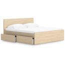  Size_King -- Onita EB9632B23 King Panel Platform Bed with Storage IMAGE 2