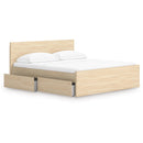  Size_King -- Onita EB9632B24 King Panel Platform Bed with 2 Side Storage IMAGE 2