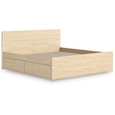  Size_King -- Onita EB9632B24 King Panel Platform Bed with 2 Side Storage IMAGE 6