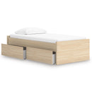  Size_Twin -- Onita EB9632B7 Twin Platform Bed with 1 Side Storage IMAGE 2