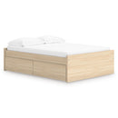  Size_Full -- Onita EB9632B8 Full Platform Bed with 1 Side Storage IMAGE 1