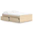  Size_Full -- Onita EB9632B8 Full Platform Bed with 1 Side Storage IMAGE 2