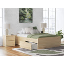  Size_Full -- Onita EB9632B8 Full Platform Bed with 1 Side Storage IMAGE 8