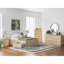  Size_Full -- Onita EB9632B8 Full Platform Bed with 1 Side Storage IMAGE 9