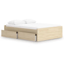  Size_Queen -- Onita EB9632B9 Queen Platform Bed with 1 Side Storage IMAGE 2