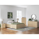  Size_Queen -- Onita EB9632B9 Queen Platform Bed with 1 Side Storage IMAGE 9