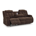  Manufacturer Color_Chocolate -- Observation PC2140699 Reclining Power Sofa with Drop Down Table IMAGE 1