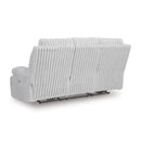  Signature Design by Ashley Rhines Falls PC4280499 Reclining Power Sofa with Drop Down Table IMAGE 4