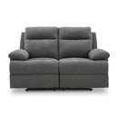  Manufacturer Color_Charcoal -- Side-Swipe PC9140686 Reclining Loveseat IMAGE 3