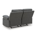  Manufacturer Color_Charcoal -- Side-Swipe PC9140686 Reclining Loveseat IMAGE 4