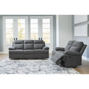  Manufacturer Color_Charcoal -- Side-Swipe PC9140686 Reclining Loveseat IMAGE 6