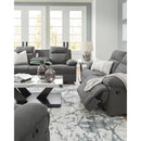  Manufacturer Color_Charcoal -- Side-Swipe PC9140689 Reclining Sofa with Drop Down Table IMAGE 12
