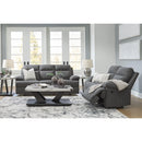 Manufacturer Color_Charcoal -- Side-Swipe PC9140689 Reclining Sofa with Drop Down Table IMAGE 19