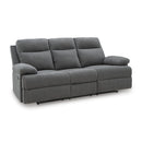  Manufacturer Color_Charcoal -- Side-Swipe PC9140689 Reclining Sofa with Drop Down Table IMAGE 1