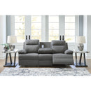  Manufacturer Color_Charcoal -- Side-Swipe PC9140689 Reclining Sofa with Drop Down Table IMAGE 7
