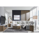  Signature Design by Ashley Social Pointe PC98802S8 5 pc Power Reclining Sectional IMAGE 6