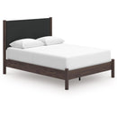  Size_Queen -- Pamytta PCB2614B12 Queen Upholstered Panel Platform Bed IMAGE 1
