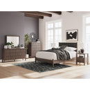  Size_Queen -- Pamytta PCB2614B12 Queen Upholstered Panel Platform Bed IMAGE 6