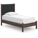  Size_Twin -- Pamytta PCB2614B8 Twin Upholstered Panel Platform Bed IMAGE 1