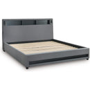  Size_California King -- Verishaw PCB2721B22 California King Upholstered Bed IMAGE 3