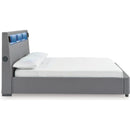  Size_California King -- Verishaw PCB2721B22 California King Upholstered Bed IMAGE 7