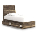  Size_Twin -- Chirason PCB3367B27 Twin Panel Bed with Storage IMAGE 2