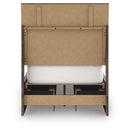  Size_Twin -- Chirason PCB3367B27 Twin Panel Bed with Storage IMAGE 5