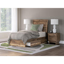  Size_Twin -- Chirason PCB3367B27 Twin Panel Bed with Storage IMAGE 7