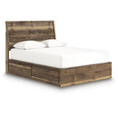  Size_Queen -- Chirason PCB3367B4 Queen Panel Bed with Storage IMAGE 1