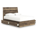  Size_Queen -- Chirason PCB3367B4 Queen Panel Bed with Storage IMAGE 2