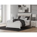  Size_Queen -- Zuraleus PCB3381B6 Queen Upholstered Panel Bed IMAGE 4