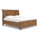  Size_King -- Feddinger PCB779B8 King Storage Sleigh Bed IMAGE 1