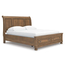  Size_California King -- Feddinger PCB779B9 California King Storage Sleigh Bed IMAGE 1