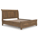  Size_California King -- Feddinger PCB779B9 California King Storage Sleigh Bed IMAGE 6