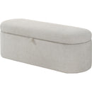  Crown Mark Philipa 4924OT-BENCH Storage Bench - Oatmeal Tweed IMAGE 1