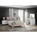  Size_Queen -- Lucia 5097PK-Q Queen Bed - Pink IMAGE 3