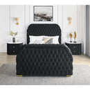  Crown Mark Natalia 5115BK-2 2-Drawer Nightstand - Black IMAGE 5
