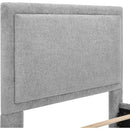  Size_Queen -- Reverie 5116PW-Q Queen Bed with Storage - Pewter IMAGE 5