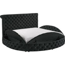 Size_Queen -- Brigitte 5202BK-Q Queen Bed - Black IMAGE 2