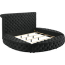  Size_Queen -- Brigitte 5202BK-Q Queen Bed - Black IMAGE 3