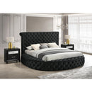  Size_Queen -- Brigitte 5202BK-Q Queen Bed - Black IMAGE 4