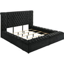  Size_Queen -- Liliana 5203BK-Q Queen Bed - Black IMAGE 3
