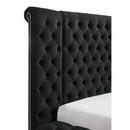  Size_Queen -- Liliana 5203BK-Q Queen Bed - Black IMAGE 6